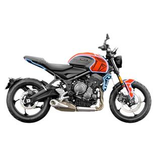 适用凯旋三叉戟Trident660贴纸隐形车衣车身保护油箱贴膜改装配件