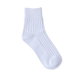 BeeffSocks男女 粗线粗针 美式加厚短袜筒棉袜 纯色棉袜 手工袜子