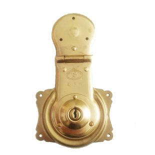 中式仿古樟木箱铜配件铁镀铜全套整套老式箱锁锁扣包角提手套装