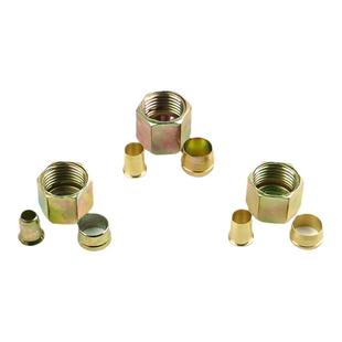 货车卡刹车气管三件套尼龙管接头配件铆头三配套原厂铁铜油管套件