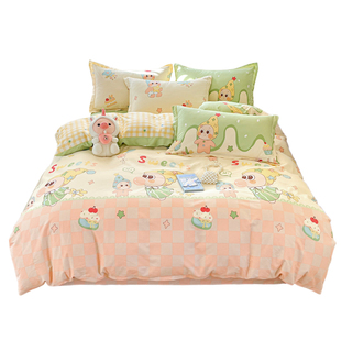卡通纯棉被套单件全棉被罩儿童床上四件套2026新款床单床品三件套