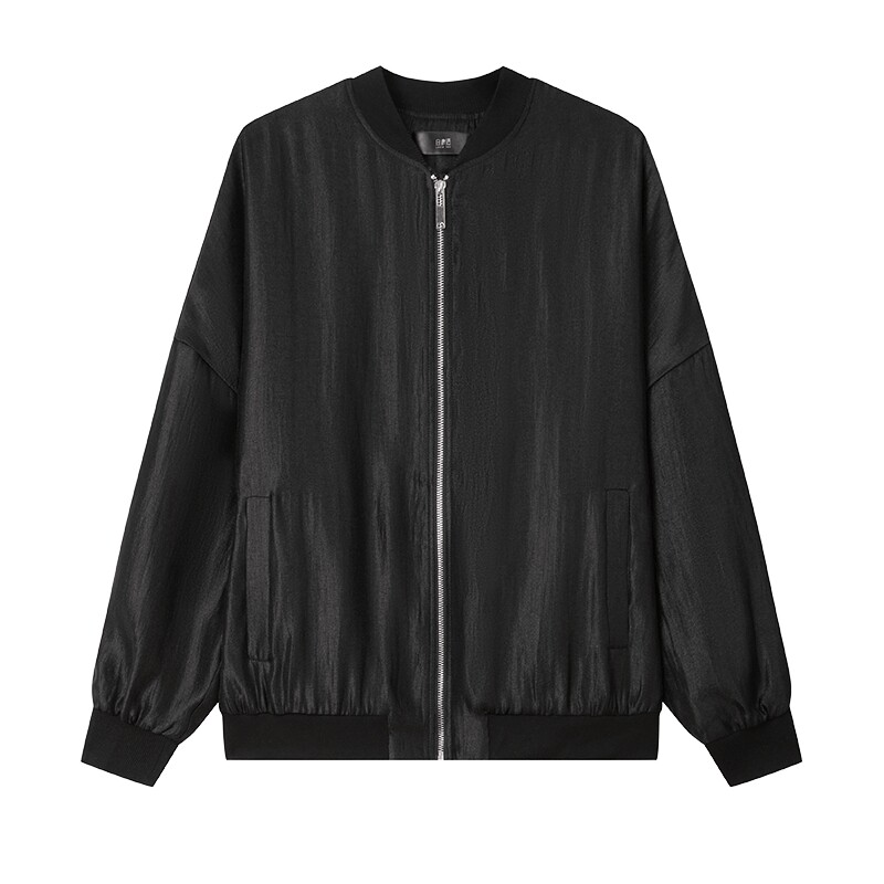 白鹿语通勤休闲百搭棒球服外套
