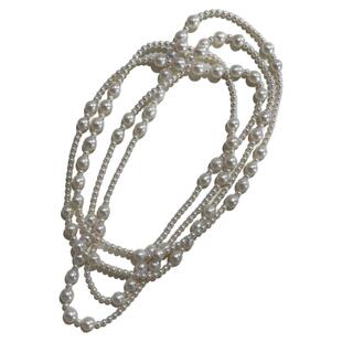 《忽而云雨》160cm天然淡水珍珠长项链经典大小珍珠间隔浪漫法式