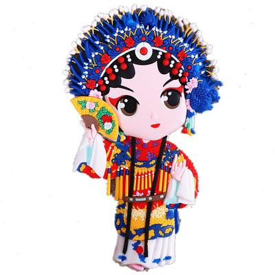 冰箱贴创意磁铁卡通京剧戏曲特色