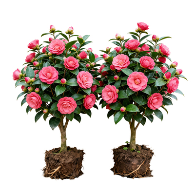 【全网热销10W+】山茶花树苗带花