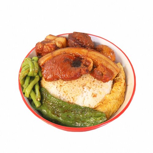 正宗把子肉配方东坡肉卤水山东甏肉干饭盖浇饭套餐饭小吃技术教程