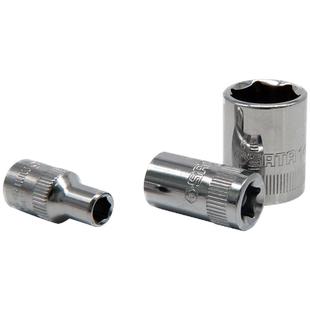 世达小飞套筒6.3mm六角1/4接口5/6/7/8/9/10/11/12/13/14mm套筒头