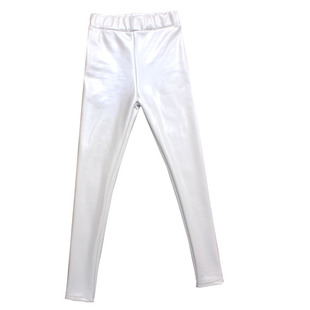 2021冬季新款女裤显瘦紧身白色pu皮裤弹力加绒打底裤高腰百搭长裤