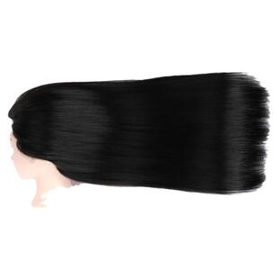 假发头模练习盘发编发化妆公仔头仿真发假人头模型美发模特头旋头