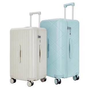 卡拉羊云朵行李箱纯PC大容量旅行拉杆箱20寸登机箱万向轮大深舱