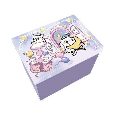 紫色线条小狗惊喜零食仪式感礼盒