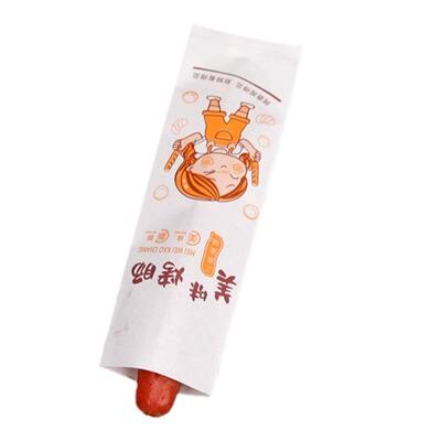 网红金黄脆皮烤肠纸袋防油牛皮纸