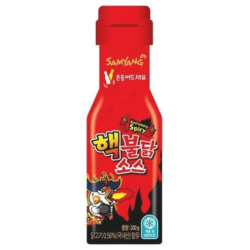 三养韩国超辣火鸡酱两倍辣辣酱汁200g辣鸡面同款极辣酱韩式进口版