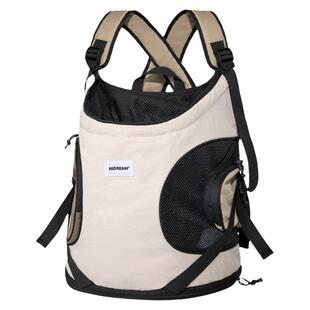 HiDREAM猫背包宠物外出托特前置透气帆布猫包出门猫洗澡便携双肩