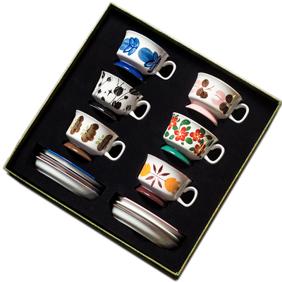 创意小脚咖啡杯送女朋友礼物情人节礼品陶瓷咖啡杯碟套装家用水杯