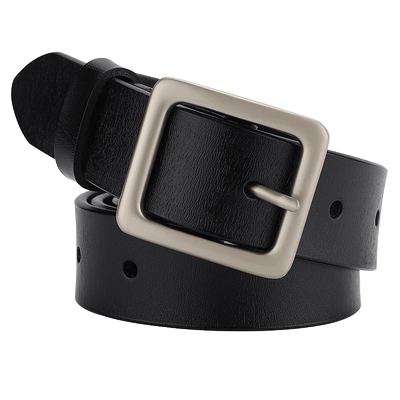 男士腰带时尚真皮合金针扣休闲
