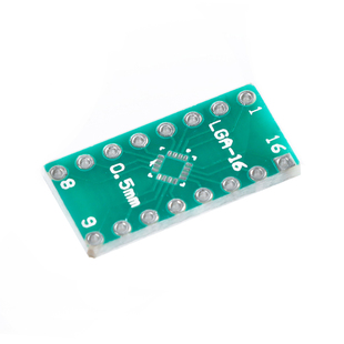【优信电子】LGA16/QFN16转接板贴片转直插DIP 0.5mm间距IC测试板
