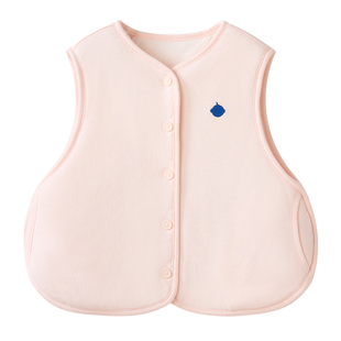 【红运系列】babycare儿童山茶花夹棉马甲男童女童保暖背心两面穿