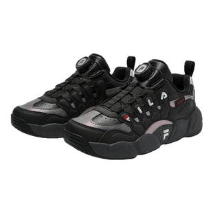 FILA斐乐儿童童鞋运动鞋子2025秋冬新款旋钮男女童大童篮球鞋可颂