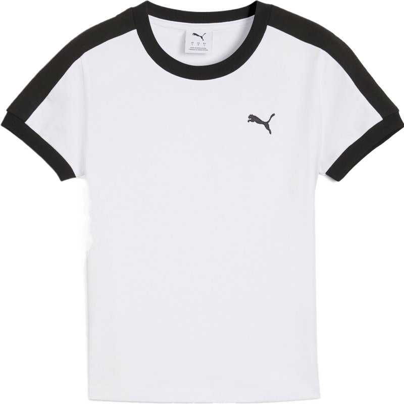 【自营】PUMA彪马T7 Slim Tee女子运动休闲短袖T恤63587602