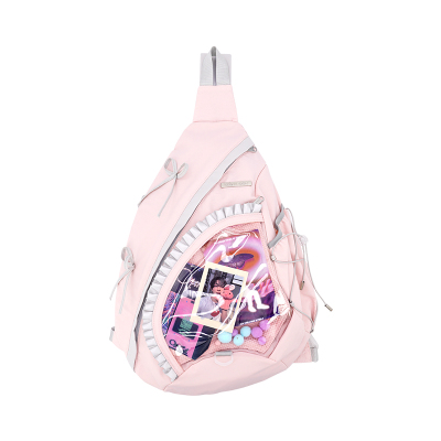 winkouv小食量斜挎双肩痛包娃包