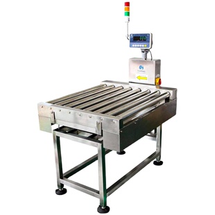 台恒滚筒式电子秤物流快递流水线分拣称重高精度自动检重报警秤