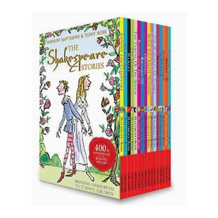 莎士比亚全集16册套装英文原版The Shakespeare Childrens Stories儿童故事图书 经典阅读 儿童章节小说书 中小学英语阅读课外读物