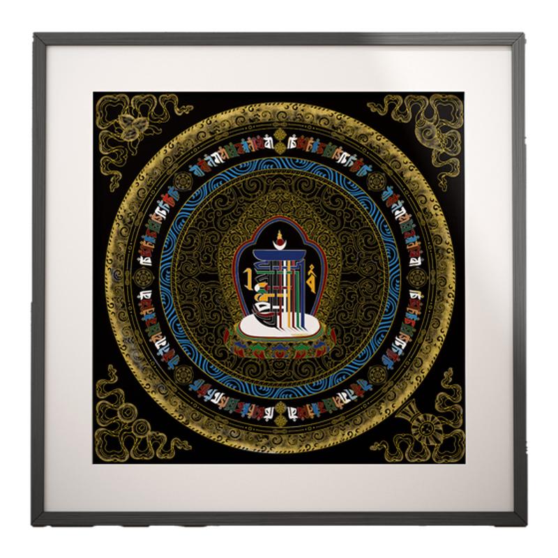 十相自在唐卡手绘西藏热贡手绘藏式唐卡挂画油画diy填充数字油画
