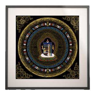 十相自在唐卡手绘西藏热贡手绘藏式唐卡挂画油画diy填充数字油画