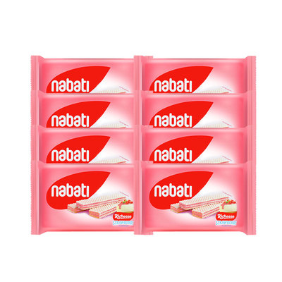 印尼纳宝帝丽芝士草莓芝士威化饼