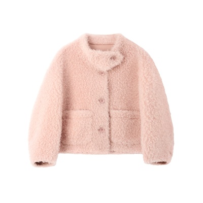 儿童皮草外套秋冬新款女童装