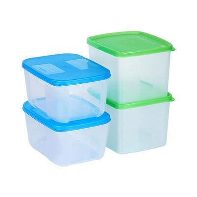 特百惠保鲜盒食品级水果便携外出便当盒冰箱专用塑料密封收纳家用