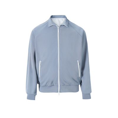 欧若风丝光松弛极简重工翻领夹克