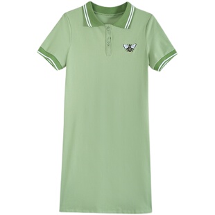 教师穿搭资格证女装夏幼儿园老师园服幼师衣服教资面试连衣裙正装