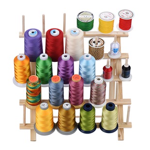 Simthread原生木线架宝塔线 玉线 绣花线展示架28位60位72轴多款