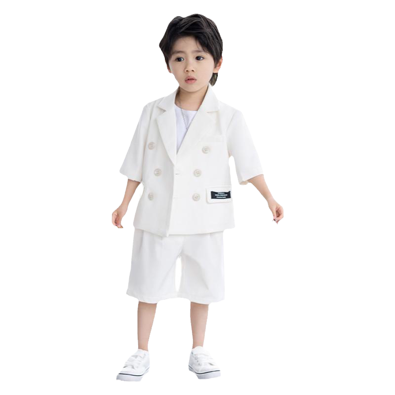 夏季西服宝宝周岁生日小礼服