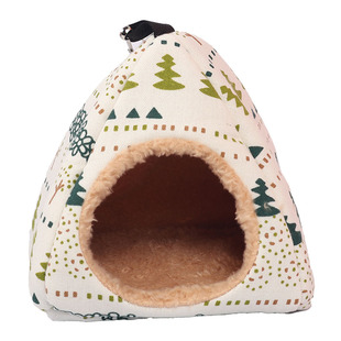 秋冬加绒鹦鹉窝加厚鹦鹉过冬窝保暖可水洗小太阳牡丹窝可换尿垫