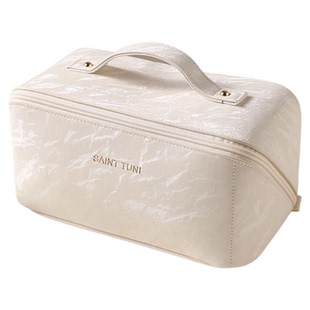 2025新款便携式化妆包女大容量化妆笔刷收纳袋外出旅行高端洗漱包