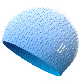 BE范德安加大版型硅胶泳帽女性长发专用防水游泳帽加大号