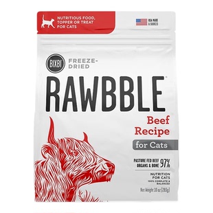 美国进口BIXBI RAWBBLE毕克比主食冻干猫粮无谷高蛋白低敏猫零食