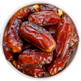 椰枣迪拜阿联酋新货黑椰枣免洗果干休闲办公室蜜饯零食官方旗舰店