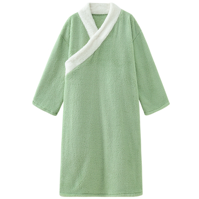 可爱搞怪马喽猴子睡袍长款浴袍裙