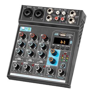 得普声M4四路混响调音台家庭K歌电脑USB录音视频会议小型4路控台