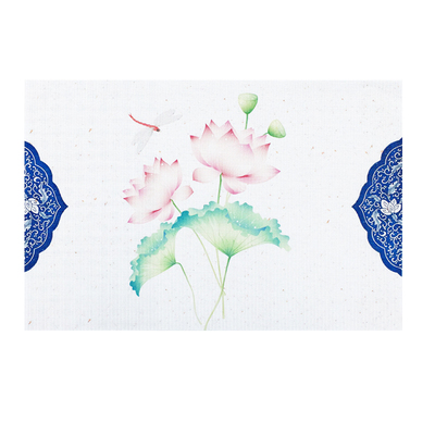 新中式风餐隔热垫加厚pvc防烫