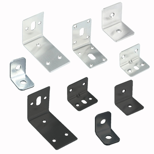 不锈钢角码方形可调节L型码90度直角固定三角铁角码连接件层板托