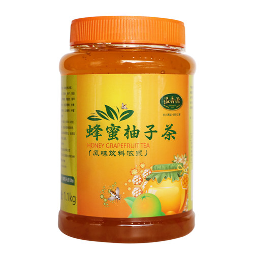 溢香源蜂蜜柚子茶冲饮饮料奶茶店专用蜂蜜百香果水果茶酱柚子果酱