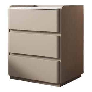 实木床头柜2025新款轻奢卧室收纳三四抽家用高级感抽屉储物床边柜