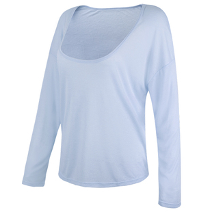 健身女孩宽松瑜伽服薄款速干运动罩衫显瘦普拉提训练上衣长袖T恤