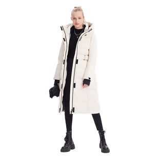 歌莉娅长款羽绒服女冬季新款高端防风保暖鹅绒服外套女1ASH8D330