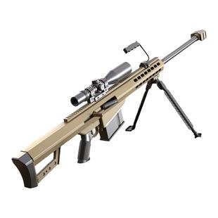 超大号巴雷特M82A1尼龙冰凉抛壳狙击枪金属成人影视道具男孩玩具